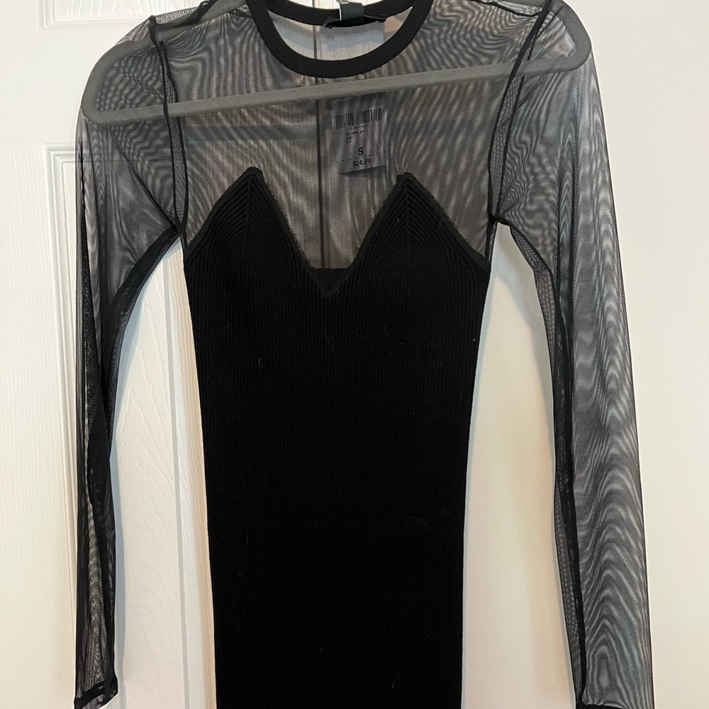 NWT Black sweater dress